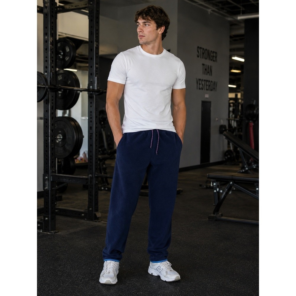 Patagonia Pants Mens Small Blue Synchilla Fleece‎ Gorpcore Outdoor